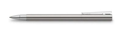 Faber Castell NEO Slim RVS glossy Rollerbal pen 